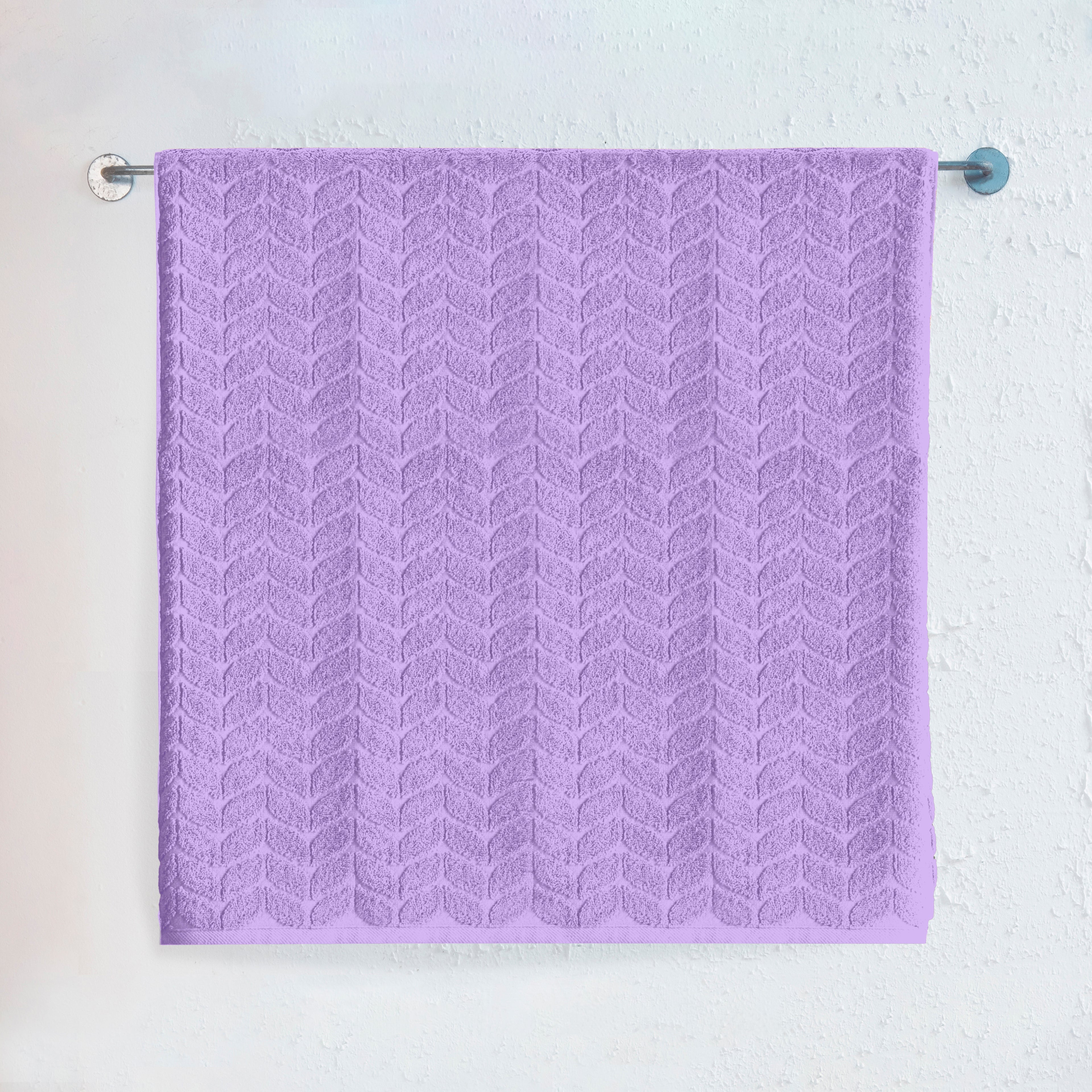 1-Piece Premium Turkish Cotton Braided Jumbo Towel, 35x 70 inch