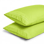 Set of 2 Pillowcases- 3 Line Embroidery