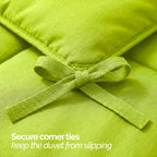 Essential 3-Piece Solid Duvet Cover Set
