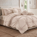 10-Piece Sunflower Comforter Set - Includes 4-Piece Sheet Set with Double Sided Storage Pockets