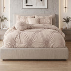 10-Piece Sunflower Comforter Set - Includes 4-Piece Sheet Set with Double Sided Storage Pockets