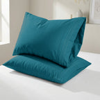 Set of 2 Pillowcases- 3 Line Embroidery