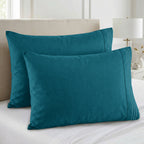 Set of 2 Pillowcases- 3 Line Embroidery