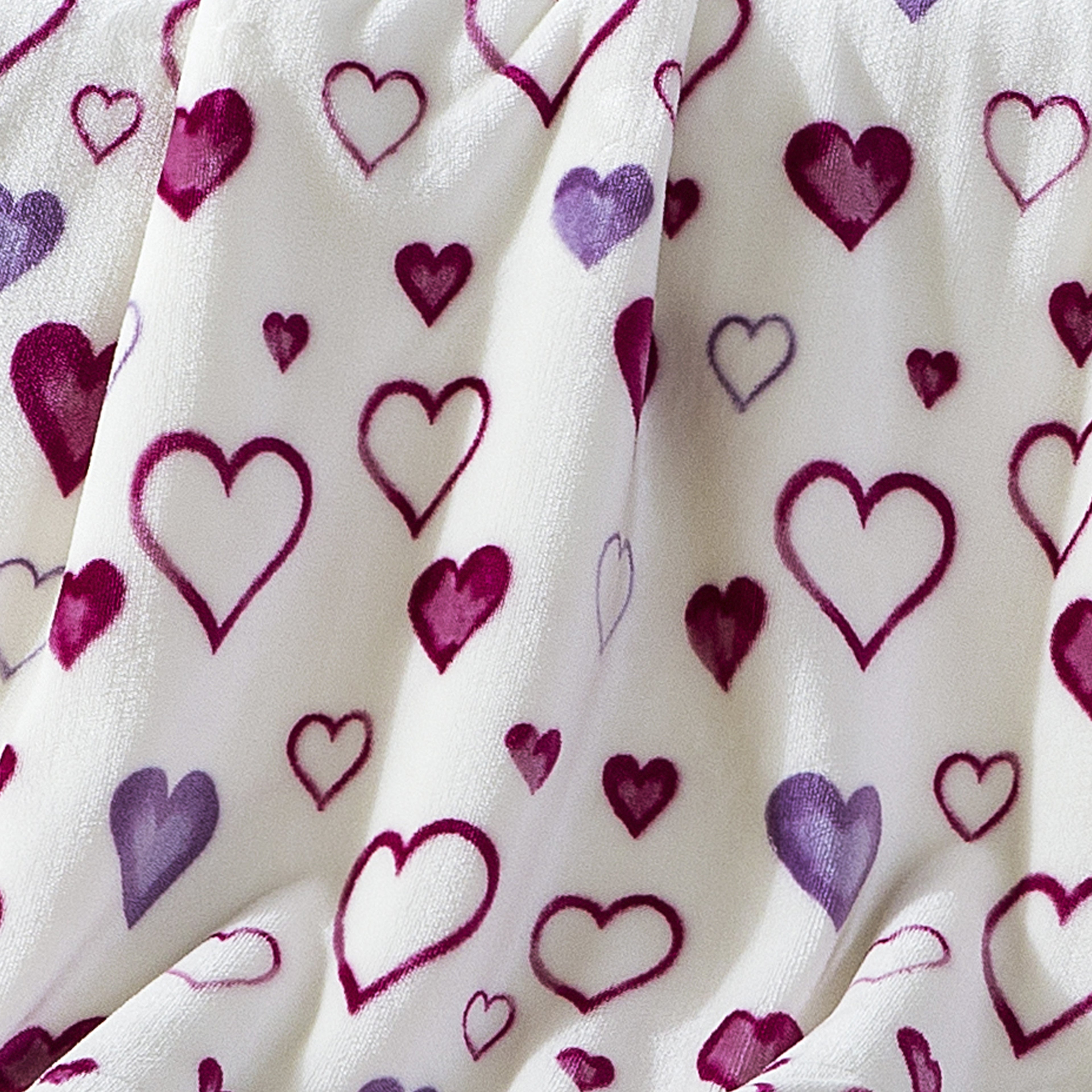 50" x 60" Valentine Inspired Sherpa Back Throw