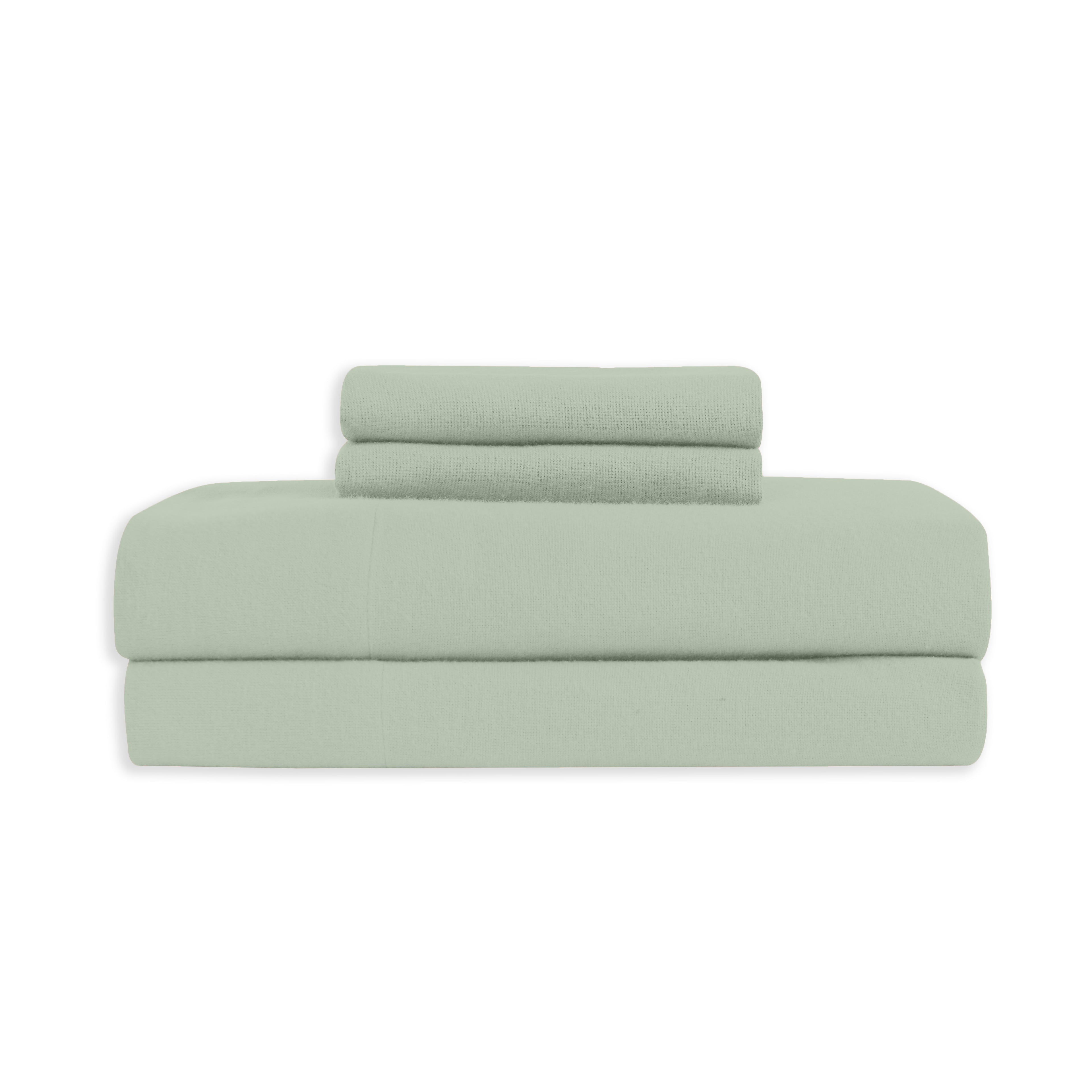4-Piece Cotton Flannel Sheet Set - 100% Turkish Cotton
