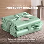 Fine 4-Piece Silky Satin Sheet Set, Bright Shades