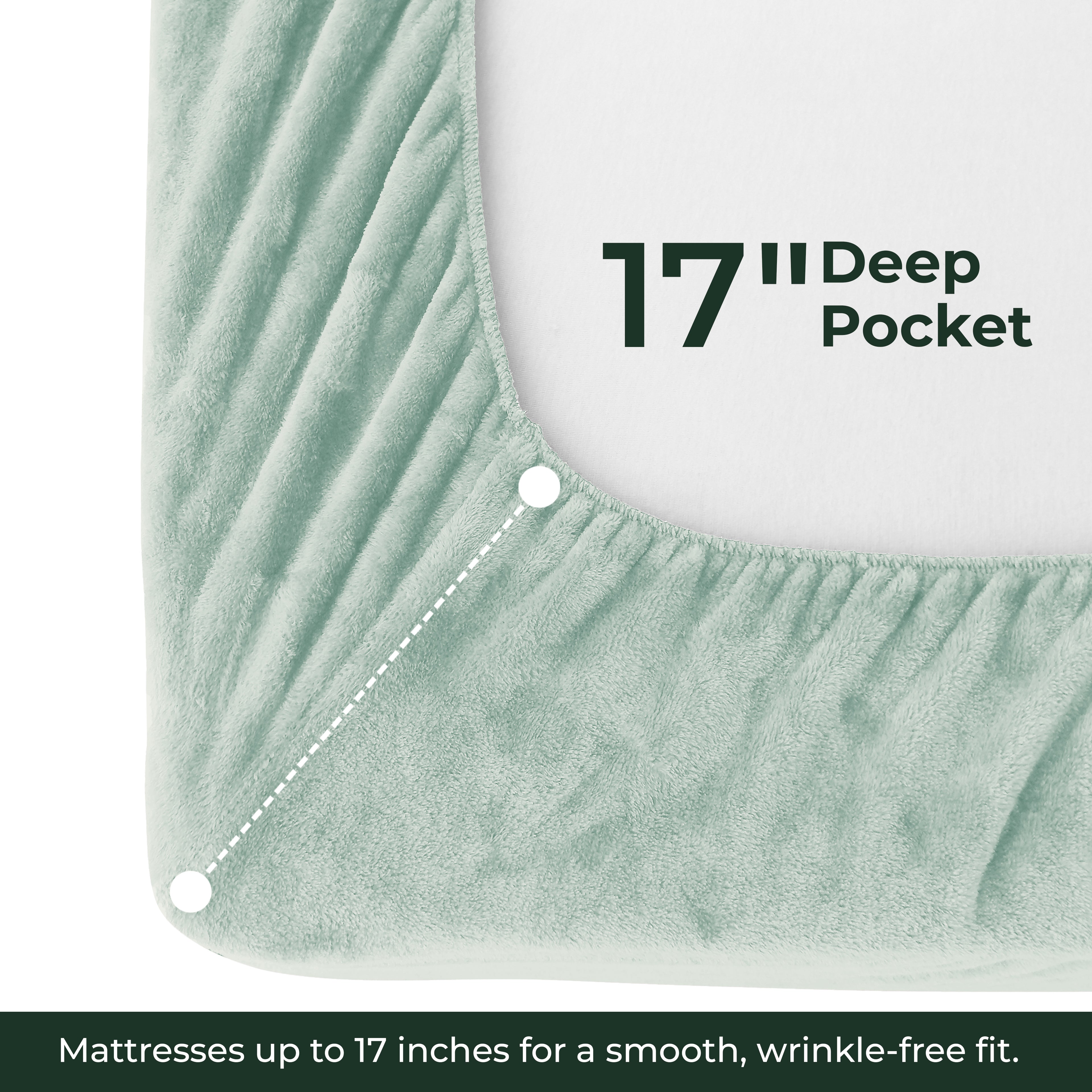 4-Piece Velvet Plush Flannel Sheet Set