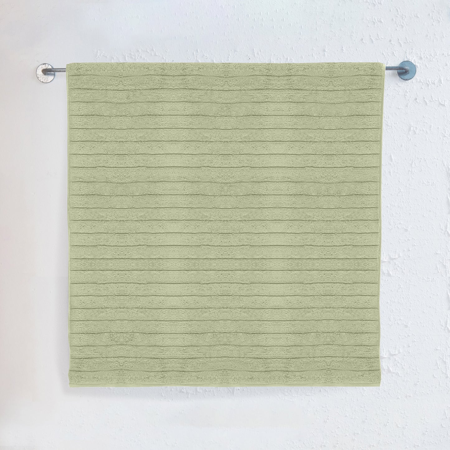 Elegant Comfort 1-Piece Premium Turkish Cotton Corduroy Stripe Jumbo Towel, 35x 70 inch