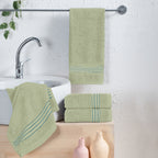 4-Pack Premium Turkish Cotton Hand Towel Set, 16 x 28 inch
