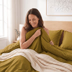 Essential 3-Piece Solid Duvet Cover Set