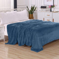 Velvet Plush Fleece Blanket Solid Color Design - Velour Blanket