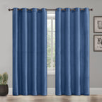 Set of 2 Room Darkening Grommet Top Curtains