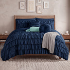 10-Piece Cinderella Comforter Set, Includes 4-Piece Sheet Set with Double Sided Storage Pockets
