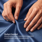 Fine 4-Piece Silky Satin Sheet Set, Moody Shades
