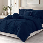 10-Piece Sunflower Comforter Set - Includes 4-Piece Sheet Set with Double Sided Storage Pockets