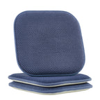 2-Pack Textured Chair Cushion Covers - Skid-Proof Rubber Backing