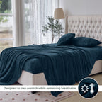 4-Piece Velvet Plush Flannel Sheet Set