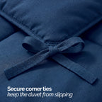 Essential 3-Piece Solid Duvet Cover Set