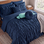 10-Piece Cinderella Comforter Set, Includes 4-Piece Sheet Set with Double Sided Storage Pockets