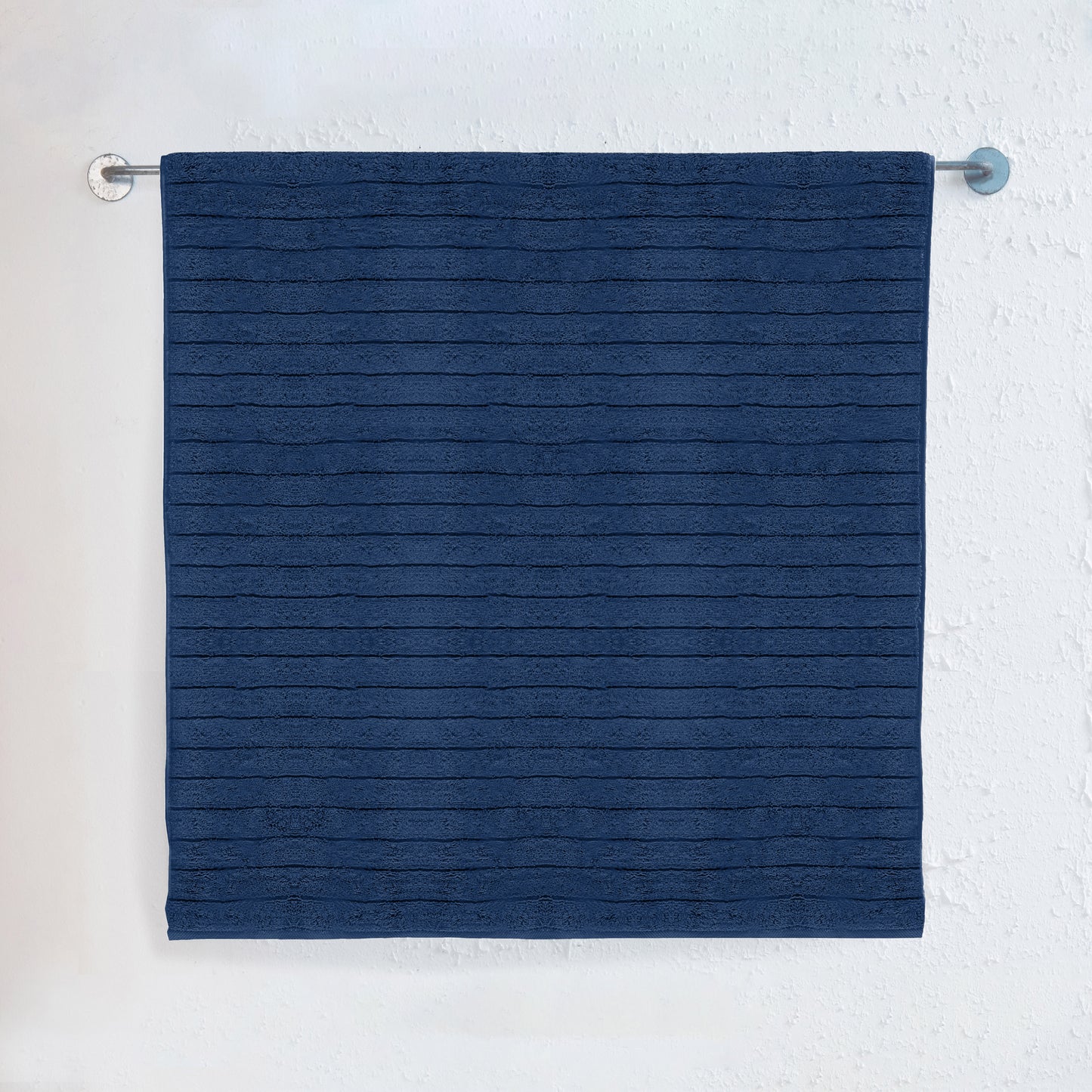 Elegant Comfort 1-Piece Premium Turkish Cotton Corduroy Stripe Jumbo Towel, 35x 70 inch