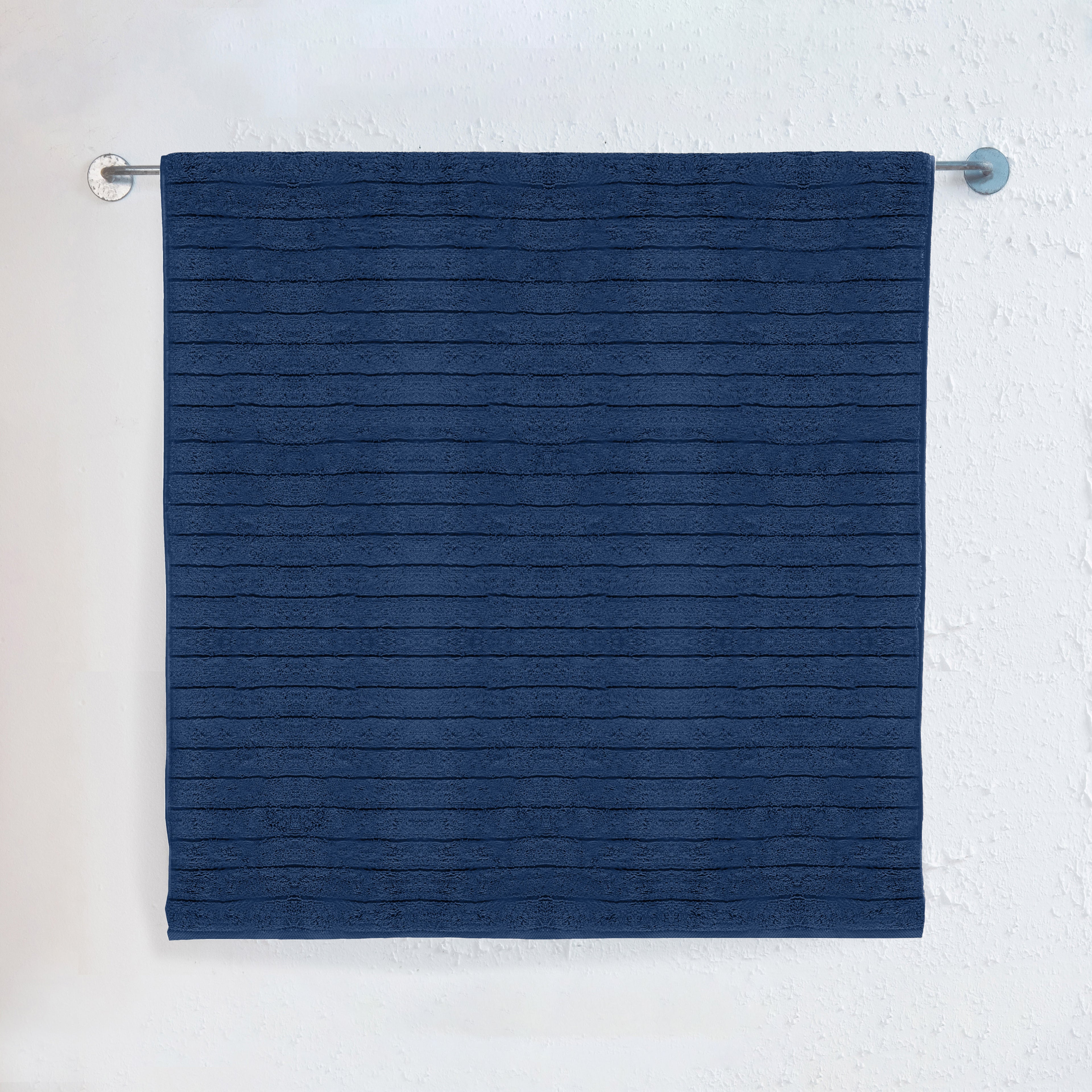 1-Piece Premium Turkish Cotton Corduroy Stripe Jumbo Towel, 35x 70 inch