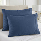 Set of 2 Pillowcases- 3 Line Embroidery