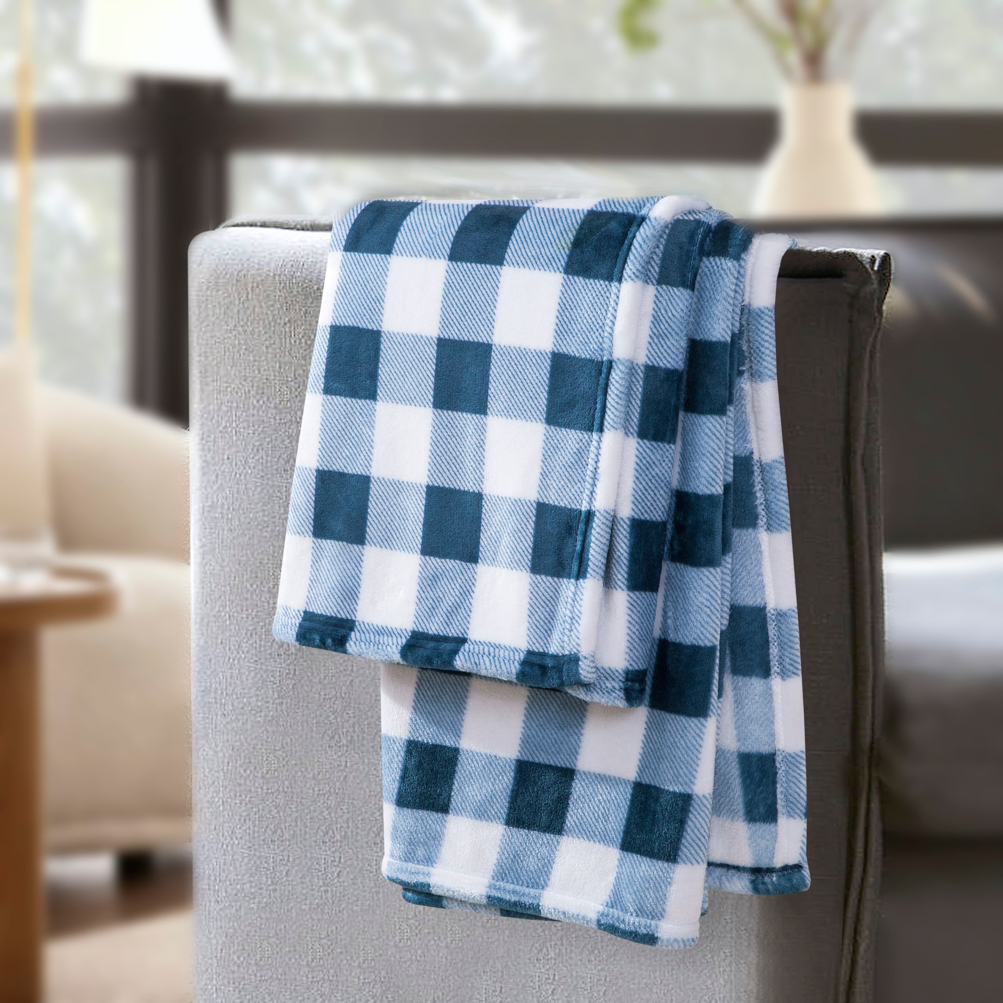 Plush All Season Lightweight Throw Blanket - 50 x 60 inches