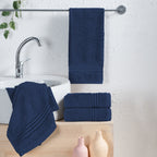 4-Pack Premium Turkish Cotton Hand Towel Set, 16 x 28 inch