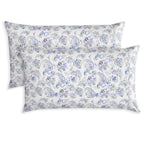 Set of 2 Printed Paisley Pattern Pillowcases