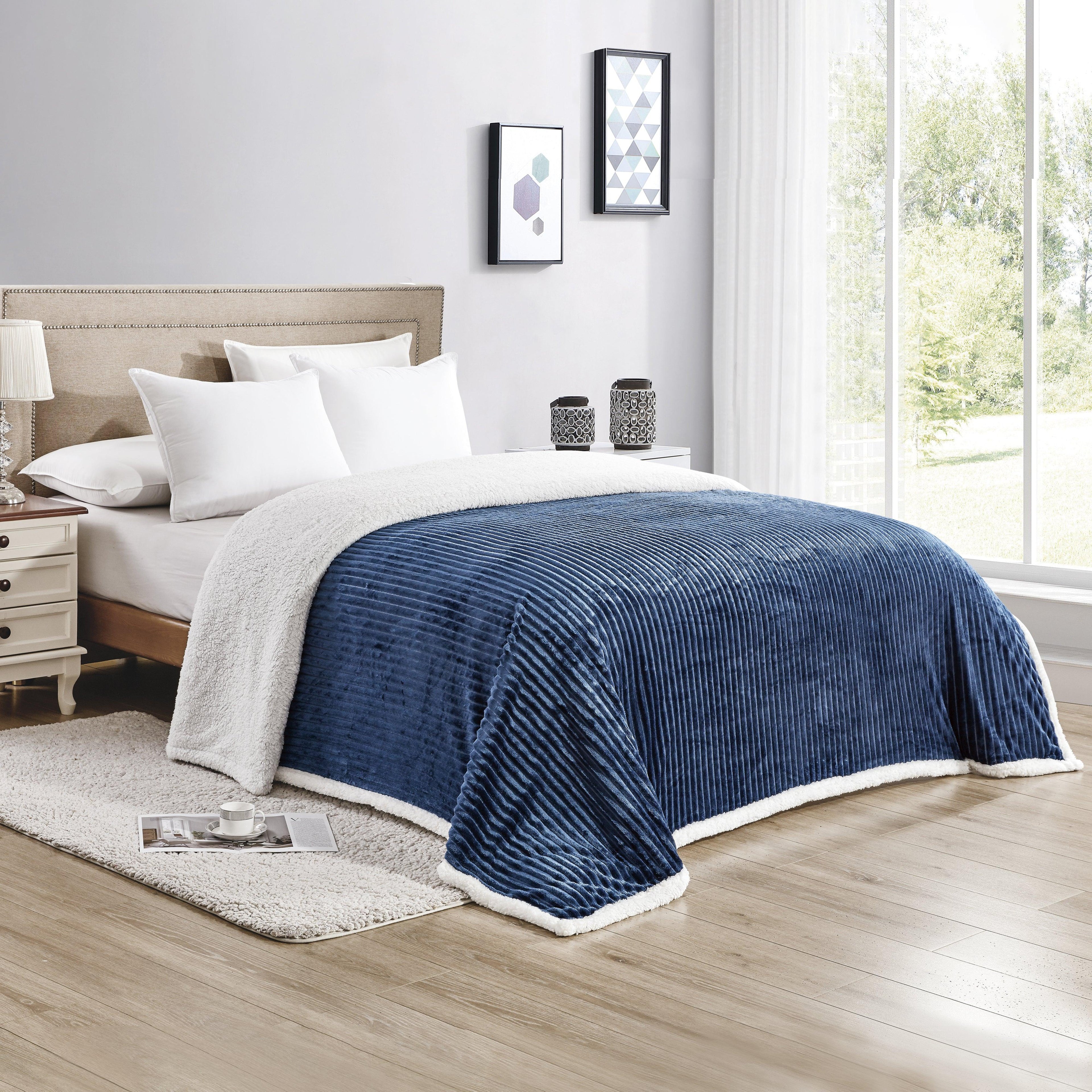 Corduroy Design Luxury Sherpa Blanket