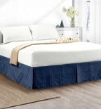 1-Piece Stripe Bed Skirt - 14 inch Drop