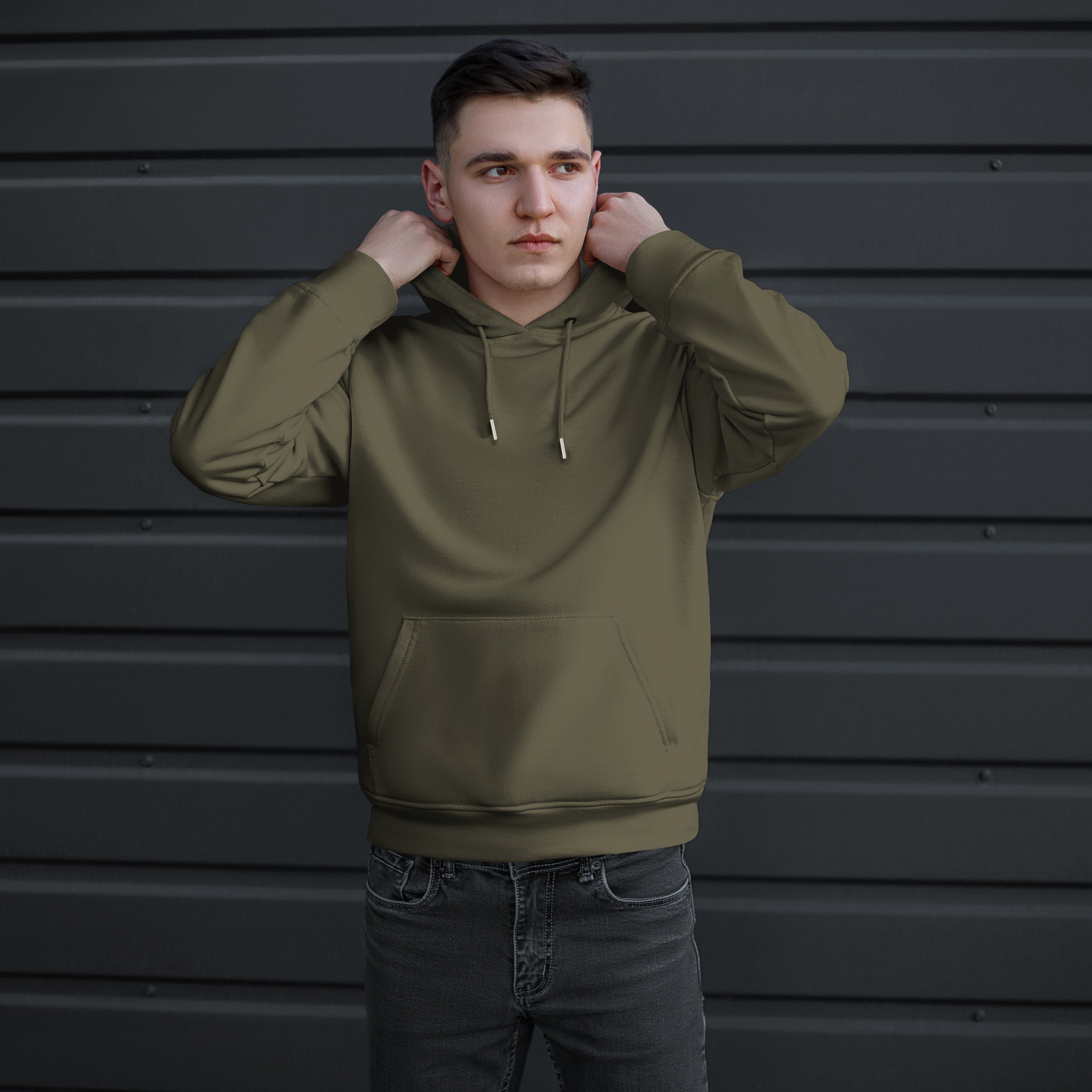 Men Casual Cotton Hoodie