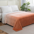 Ombre Printed Velour Fleece Blanket - Velvety Feel