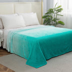 Ombre Printed Velour Fleece Blanket - Velvety Feel