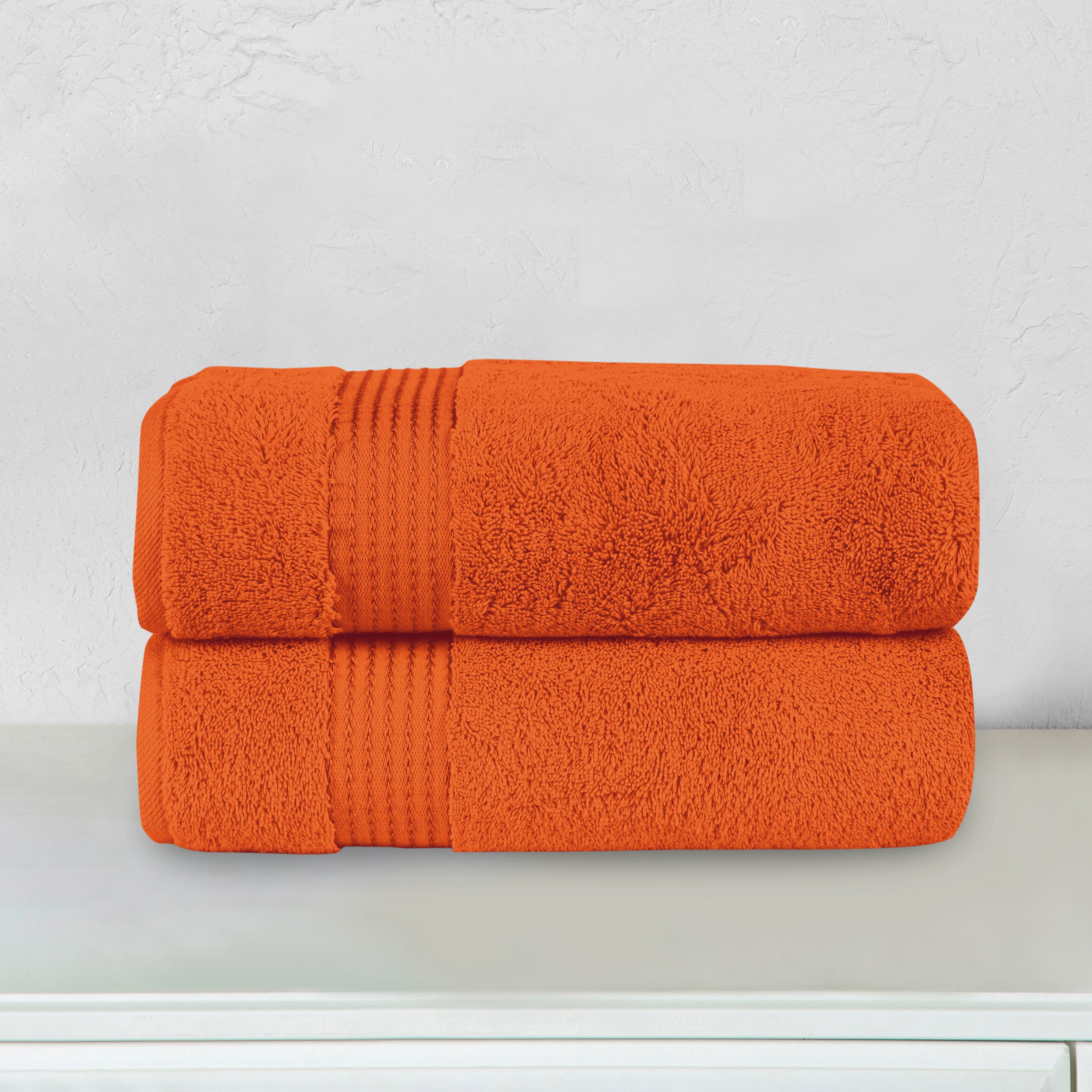 2-Pack Premium Turkish Cotton Bath Towel Set, 27 x 54 inch