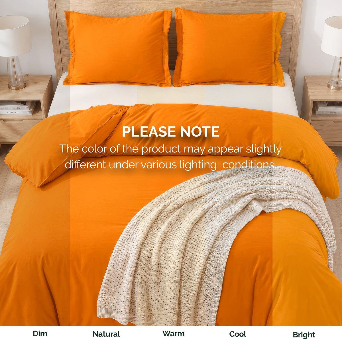 Essential 3-Piece Solid Duvet Cover Set