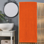 1-Piece Premium Turkish Cotton Braided Oversized Bath Sheet Towel 40 x 80 Inch