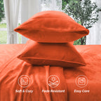 4-Piece Velvet Plush Flannel Sheet Set
