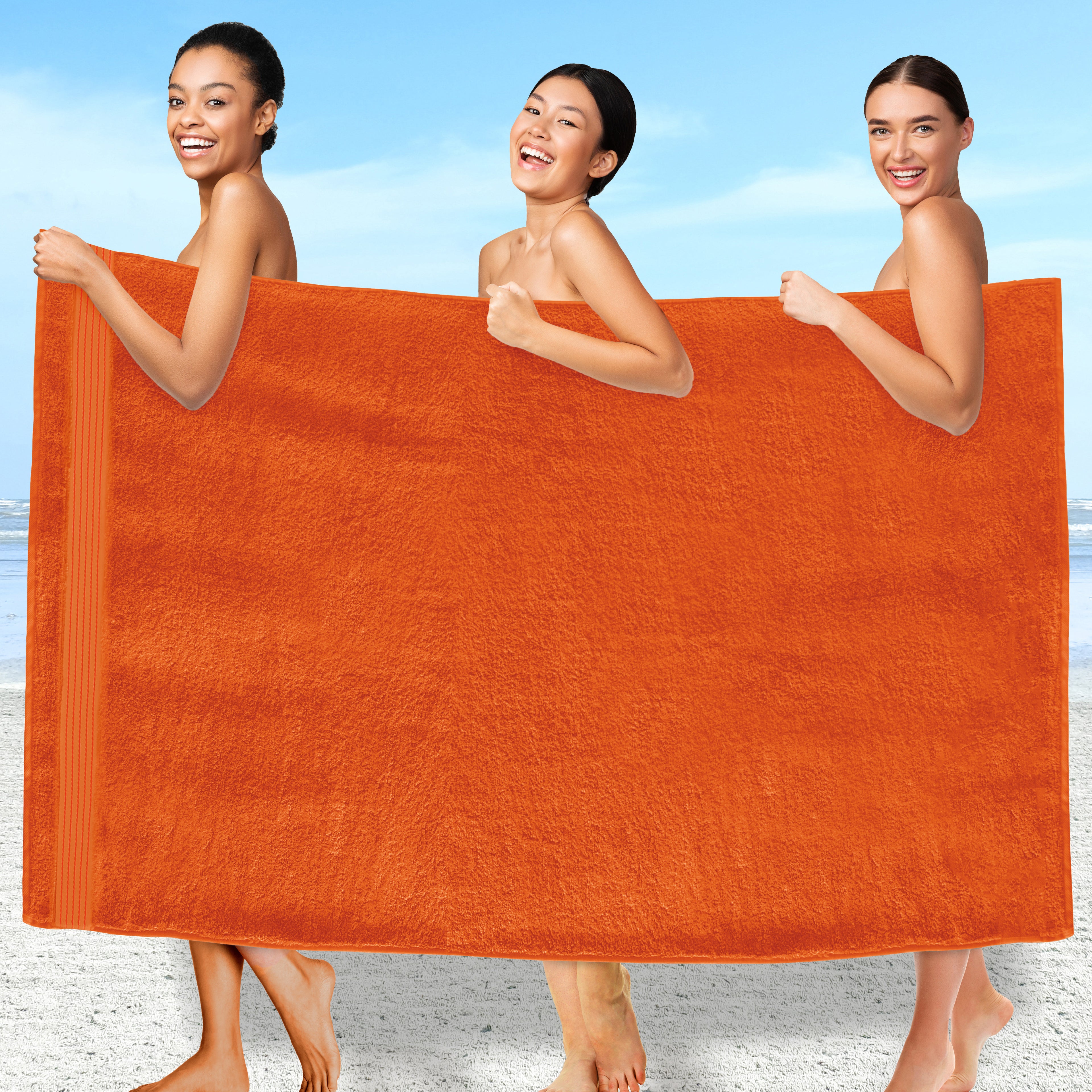 1-Piece Premium Turkish Cotton Oversized Bath Sheet Towel 40 x 80 Inch