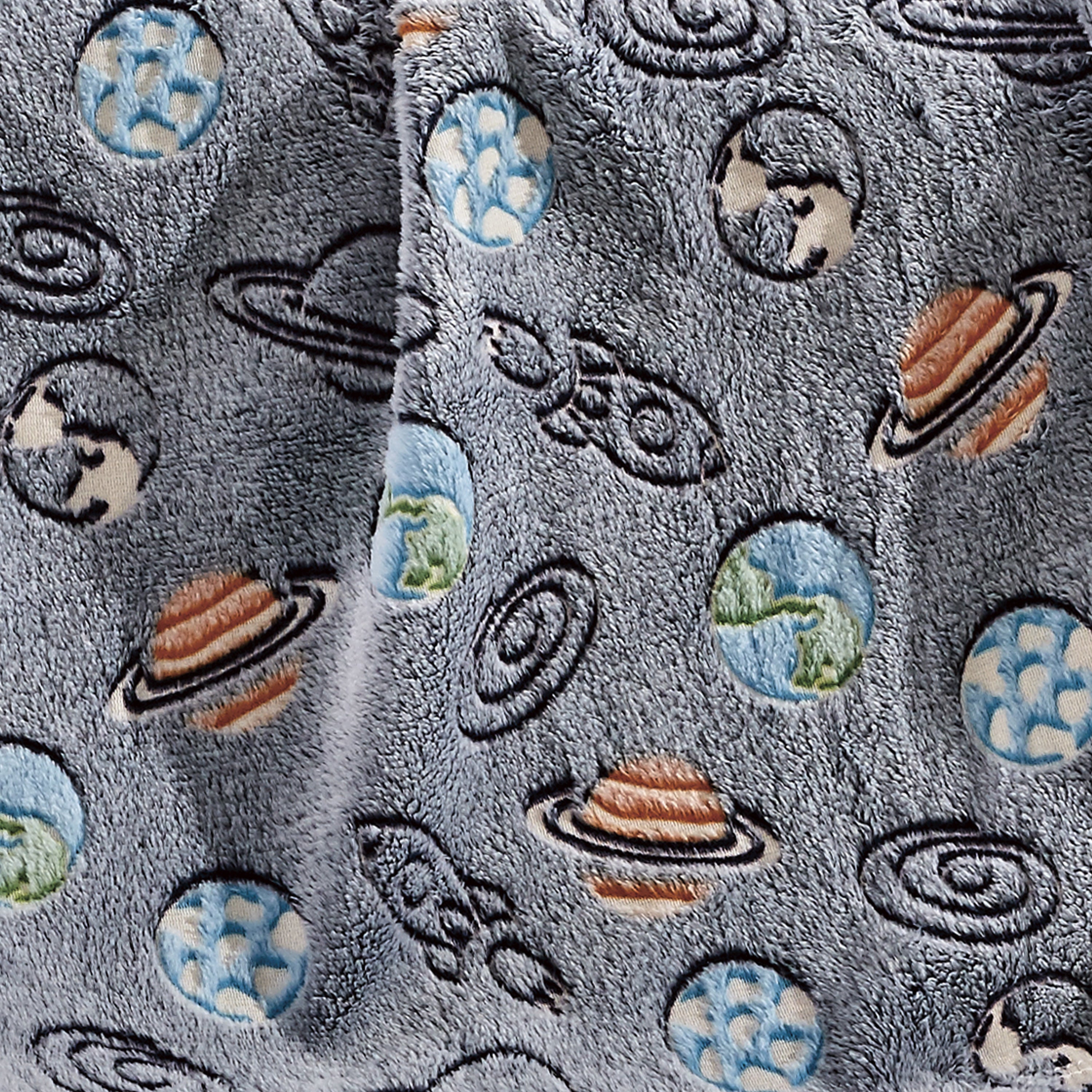 Glow In the Dark 50" x 60" Throw Blanket - Velvety Feel, 50 X 60 inches