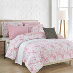10-Piece Tie-Dye Comforter Set, Includes 6-Piece Sheet Set with Double Sided Storage Pockets