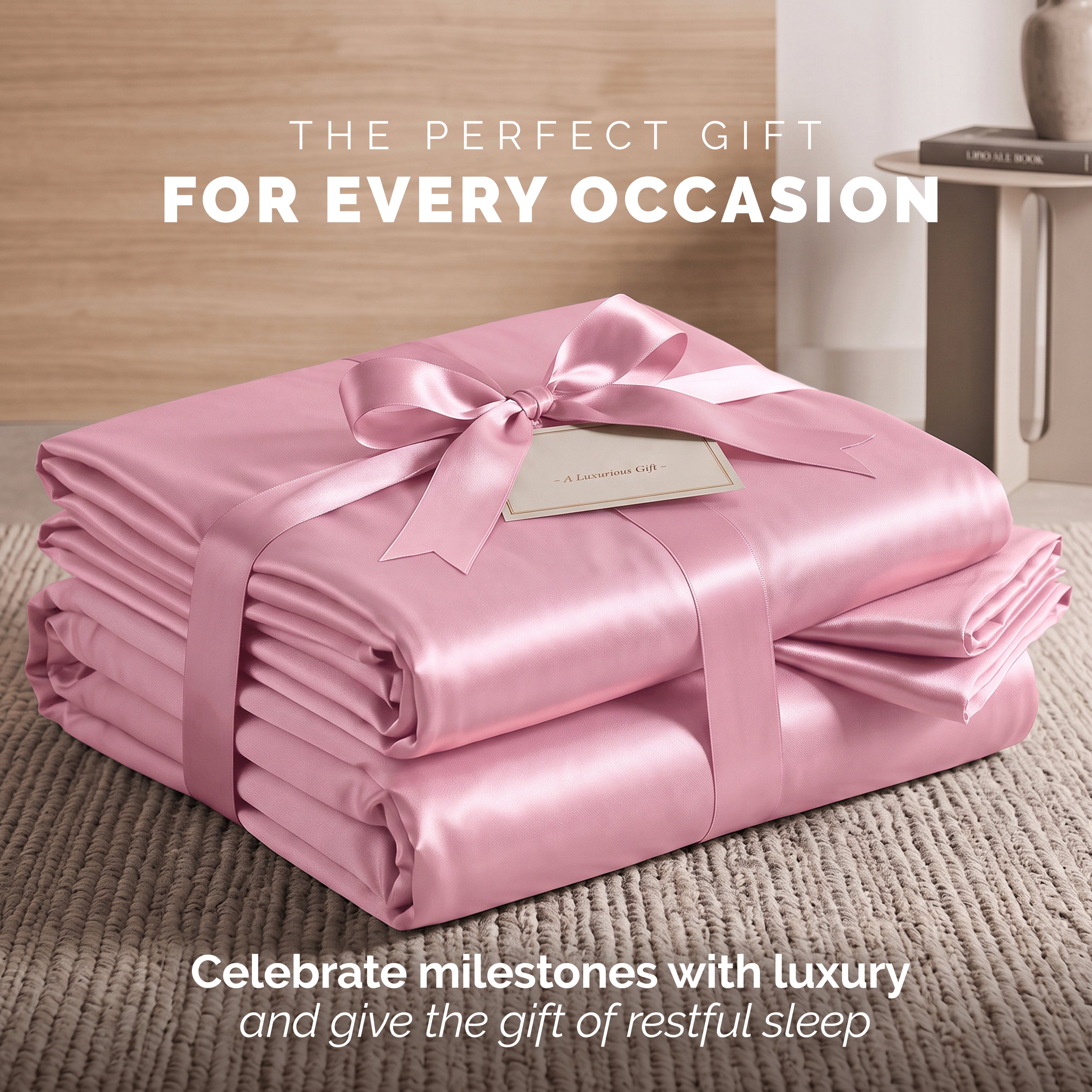 Fine 4-Piece Silky Satin Sheet Set, Bright Shades