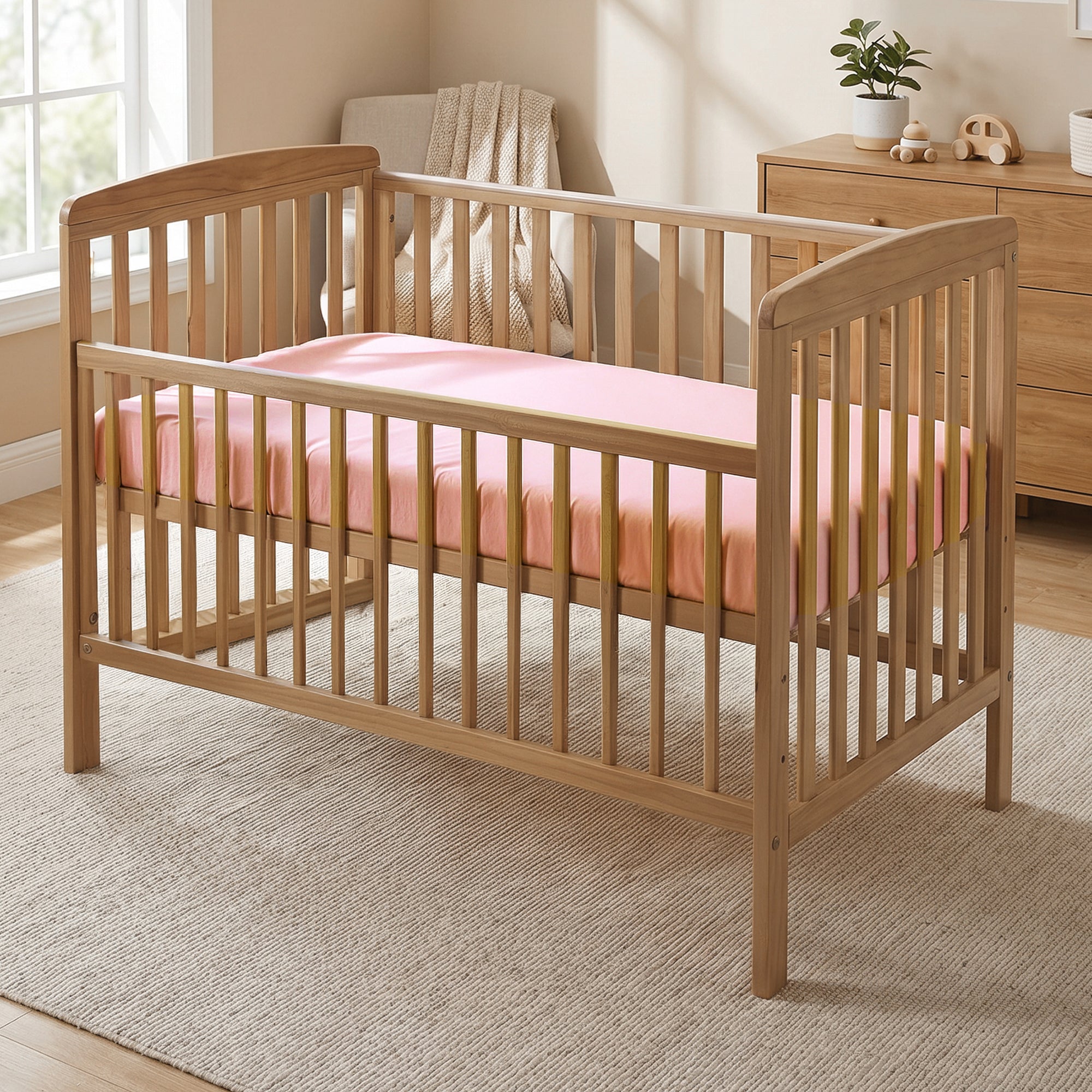 Cotton Crib Fitted Sheet
