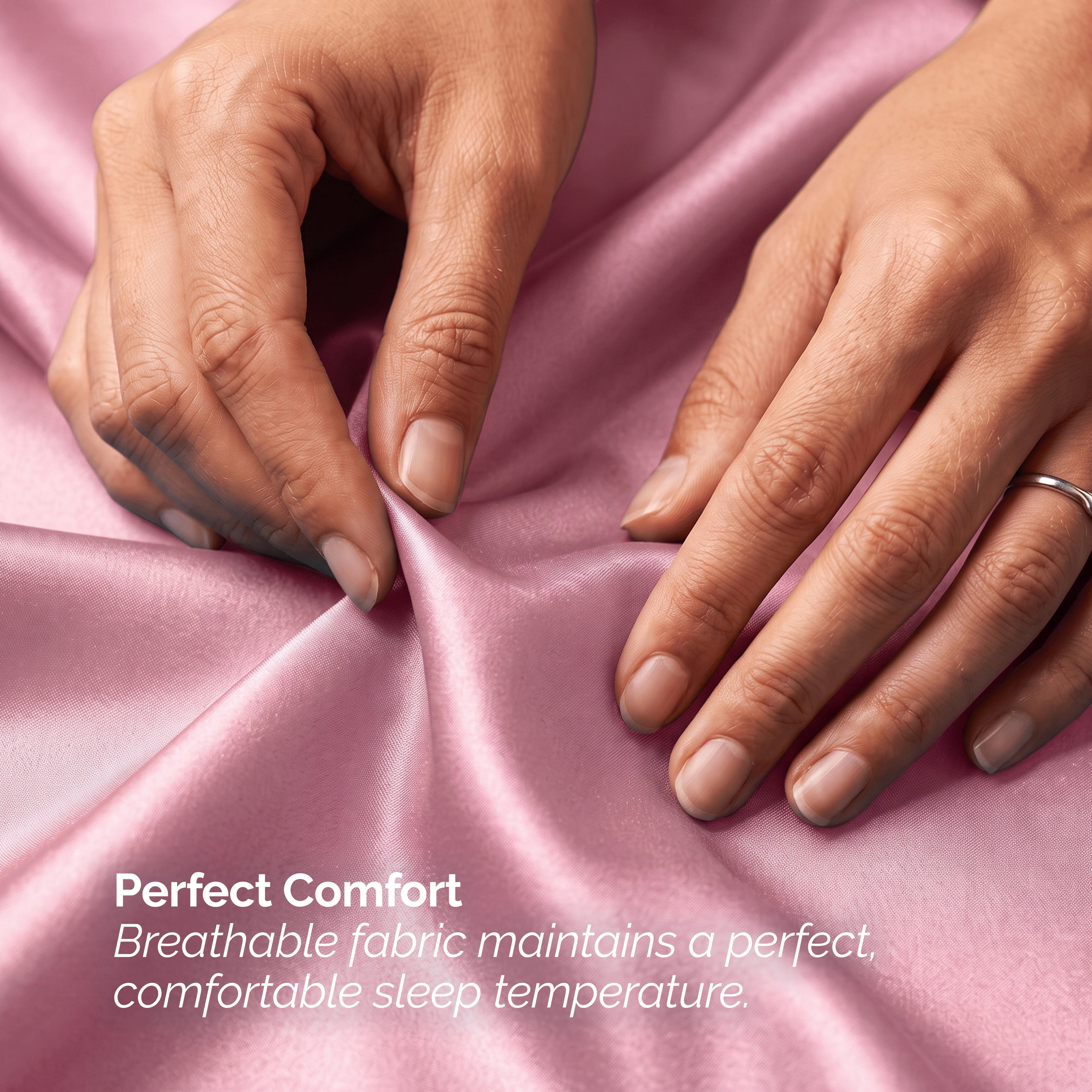 Fine 4-Piece Silky Satin Sheet Set, Bright Shades