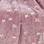 Glow In the Dark 50" x 60" Throw Blanket - Velvety Feel, 50 X 60 inches