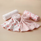 Organic Bamboo Viscose Baby Swaddle Set