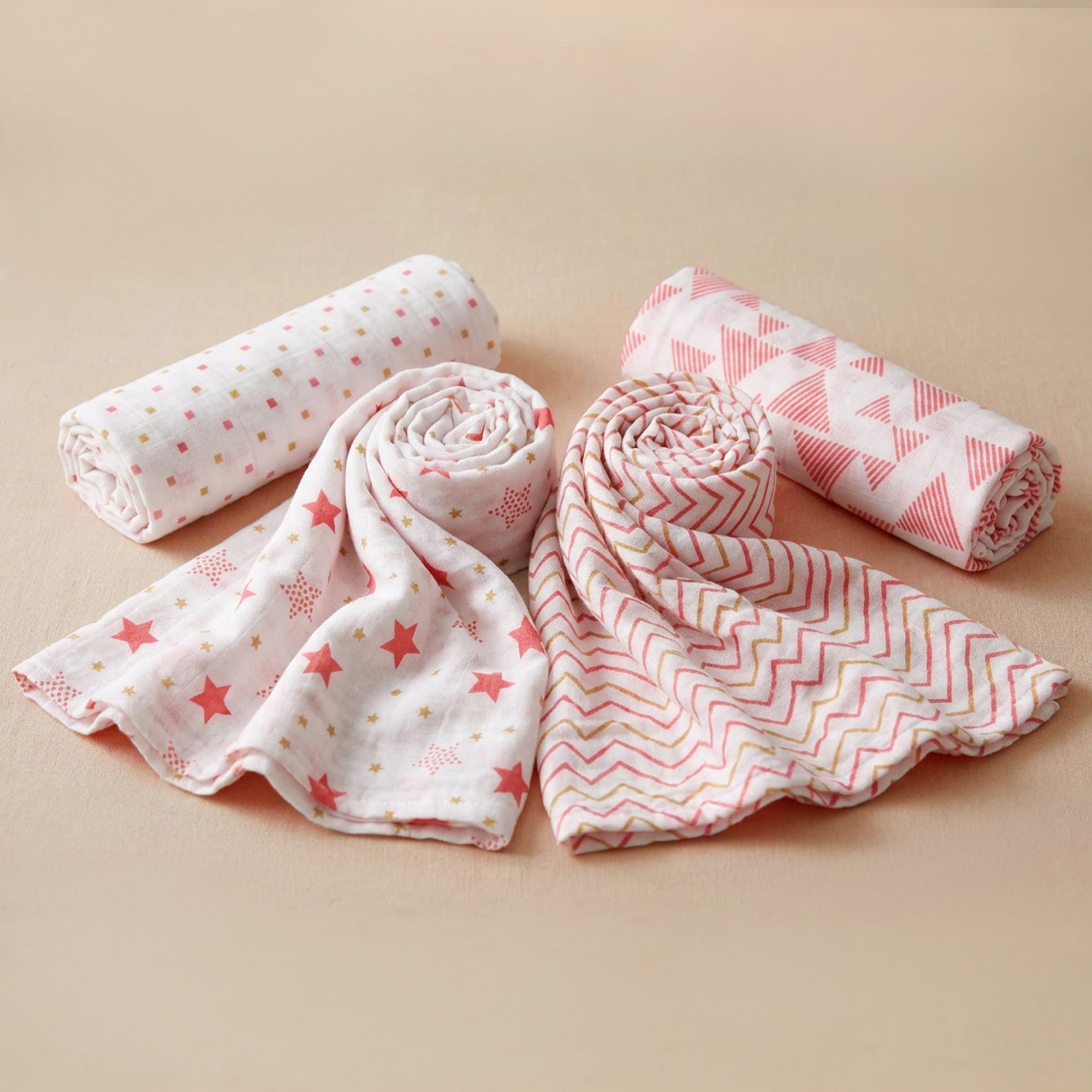 Organic Bamboo Viscose Baby Swaddle Set