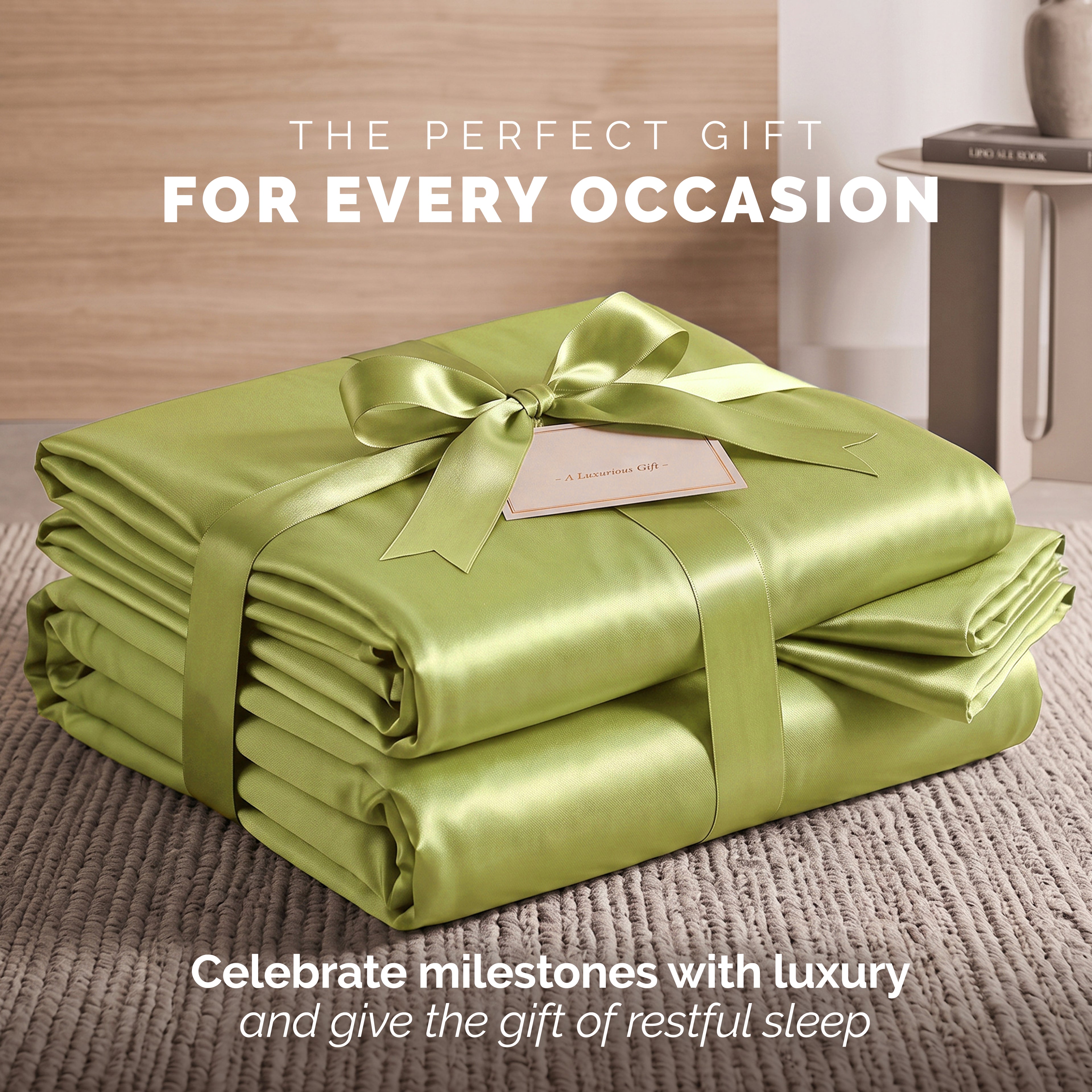 Fine 4-Piece Silky Satin Sheet Set, Bright Shades