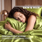 Fine 4-Piece Silky Satin Sheet Set, Bright Shades