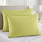 Set of 2 Pillowcases- 3 Line Embroidery